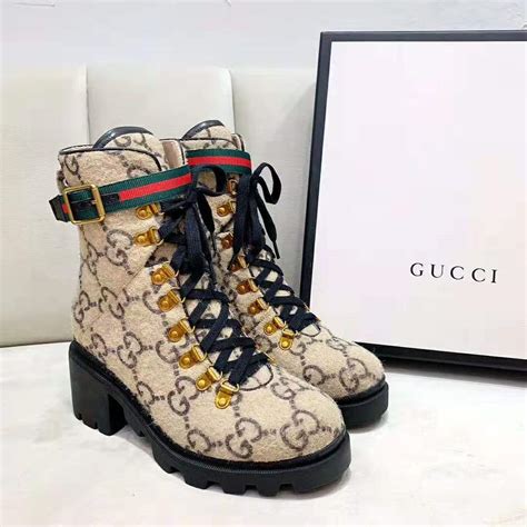 gucci wool boots saks|Gucci designer ankle boots.